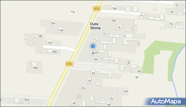 Czerniejów, Czerniejów, 69, mapa Czerniejów