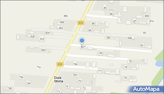 Czerniejów, Czerniejów, 81, mapa Czerniejów