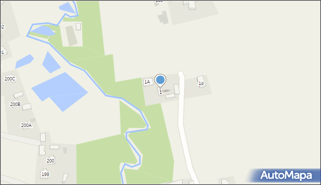 Czerniejów-Kolonia, Czerniejów-Kolonia, 1, mapa Czerniejów-Kolonia