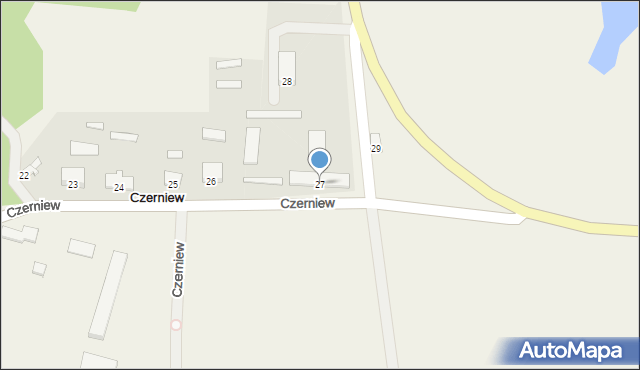 Czerniew, Czerniew, 27, mapa Czerniew