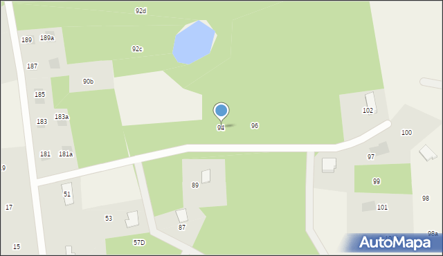 Czerniewo, Czerniewo, 94, mapa Czerniewo