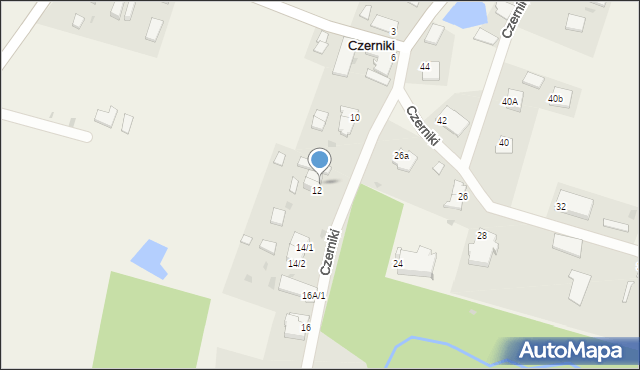 Czerniki, Czerniki, 12/1, mapa Czerniki