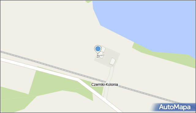 Czerniki, Czerniki, 23, mapa Czerniki