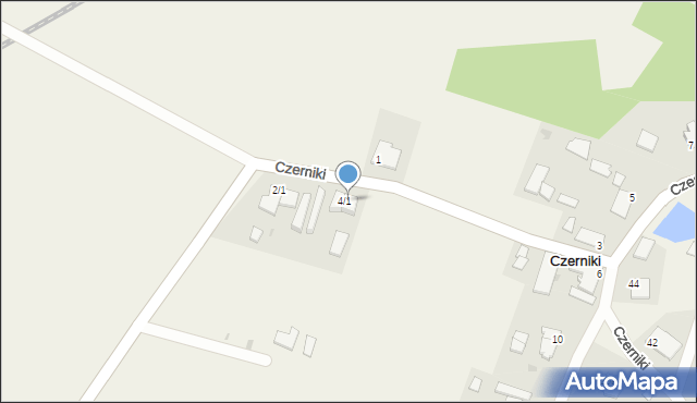 Czerniki, Czerniki, 4/2, mapa Czerniki