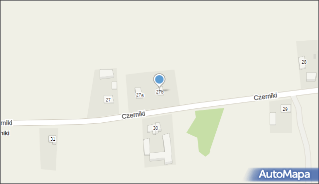 Czerniki, Czerniki, 27b, mapa Czerniki