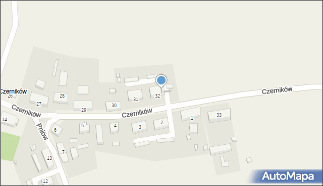 Czerników, Czerników, 32b, mapa Czerników