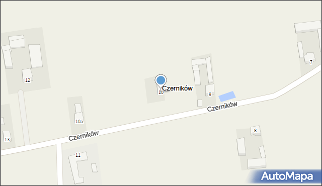 Czerników, Czerników, 10, mapa Czerników