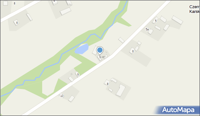 Czerników Karski, Czerników Karski, 7, mapa Czerników Karski
