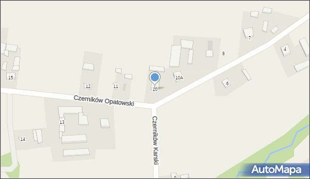 Czerników Opatowski, Czerników Opatowski, 10, mapa Czerników Opatowski