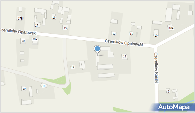 Czerników Opatowski, Czerników Opatowski, 13, mapa Czerników Opatowski