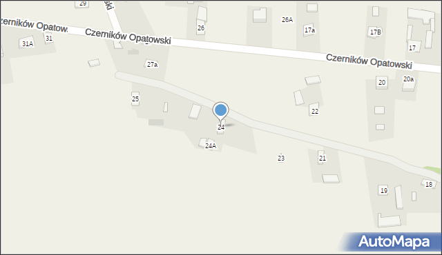 Czerników Opatowski, Czerników Opatowski, 24, mapa Czerników Opatowski