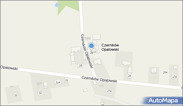 Czerników Opatowski, Czerników Opatowski, 28, mapa Czerników Opatowski