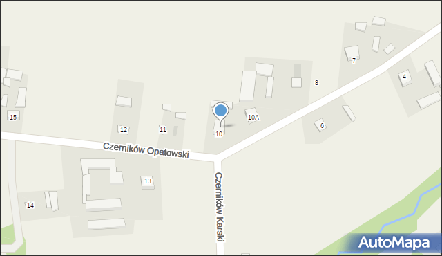 Czerników Opatowski, Czerników Opatowski, 8a, mapa Czerników Opatowski