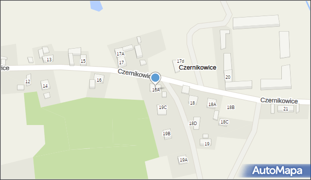 Czernikowice, Czernikowice, 16A, mapa Czernikowice