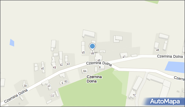 Czernina Dolna, Czernina Dolna, 44, mapa Czernina Dolna