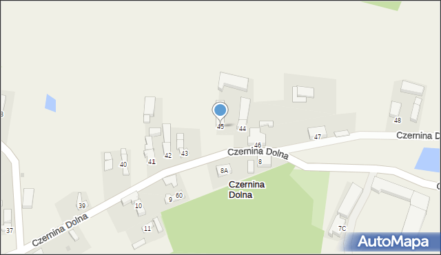 Czernina Dolna, Czernina Dolna, 45, mapa Czernina Dolna