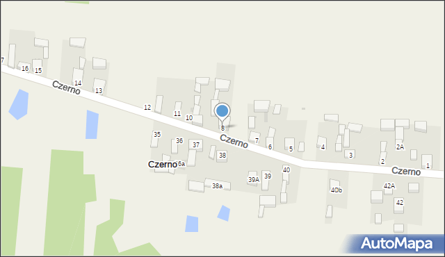 Czerno, Czerno, 8, mapa Czerno