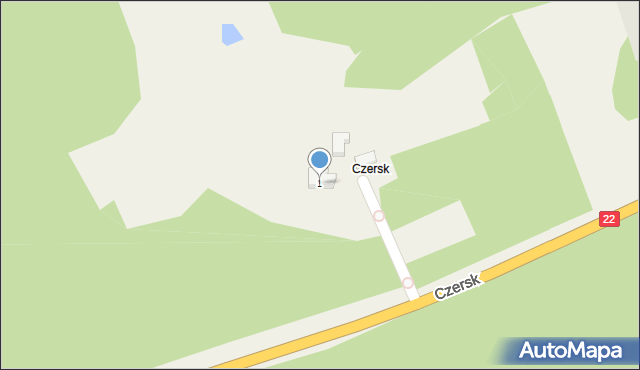 Czersk, Czersk, 1, mapa Czersk