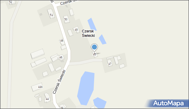 Czersk Świecki, Czersk Świecki, 45, mapa Czersk Świecki