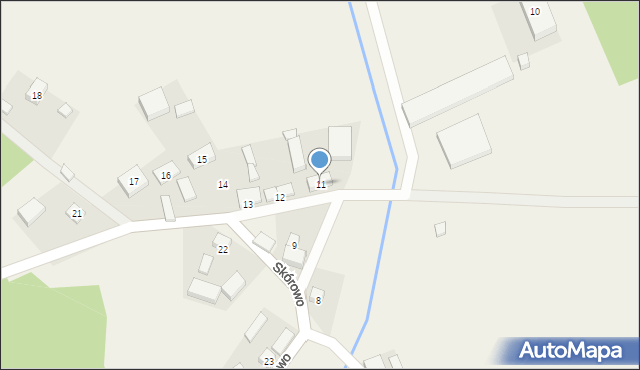 Czerwieniec, Czerwieniec, 11, mapa Czerwieniec