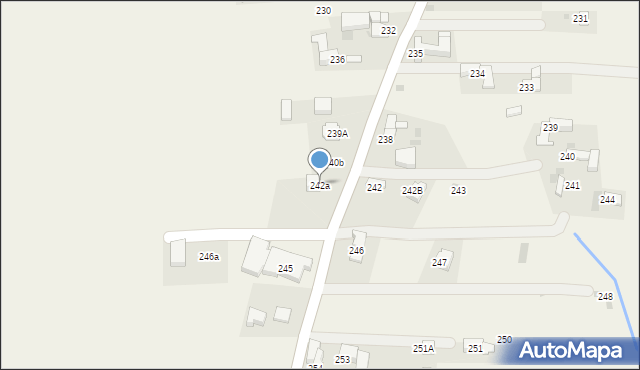 Czerwienne, Czerwienne, 242a, mapa Czerwienne