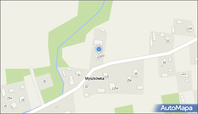 Czerwona Wola, Czerwona Wola, 113, mapa Czerwona Wola