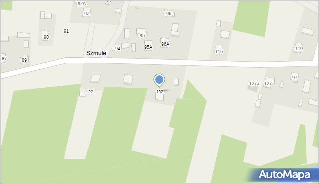 Czerwona Wola, Czerwona Wola, 132, mapa Czerwona Wola