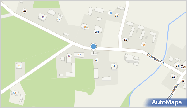 Czerwonka, Czerwonka, 51, mapa Czerwonka