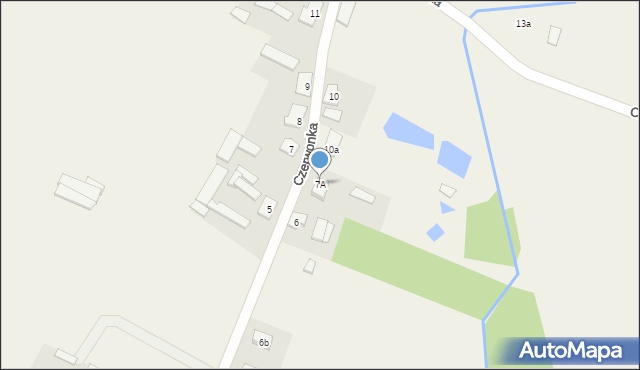 Czerwonka, Czerwonka, 7A, mapa Czerwonka