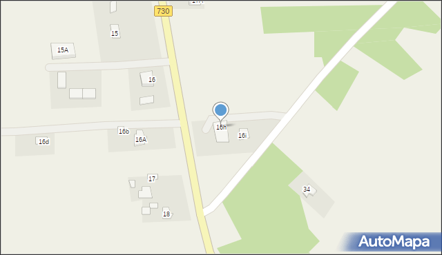 Czerwonka, Czerwonka, 16h, mapa Czerwonka