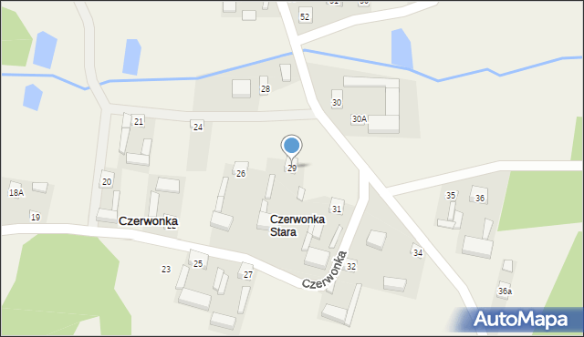 Czerwonka, Czerwonka, 29, mapa Czerwonka