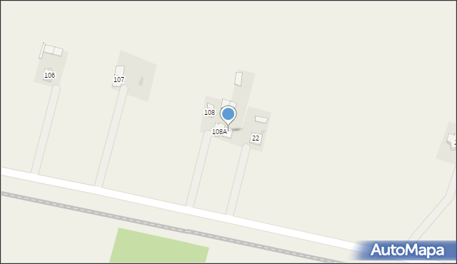 Czerwonka-Parcel, Czerwonka-Parcel, 108b, mapa Czerwonka-Parcel