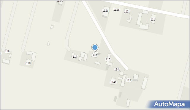 Czerwonka-Parcel, Czerwonka-Parcel, 116, mapa Czerwonka-Parcel