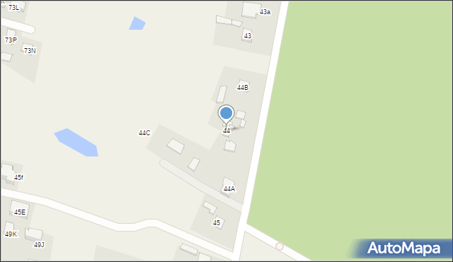 Czerwonka-Parcel, Czerwonka-Parcel, 44, mapa Czerwonka-Parcel