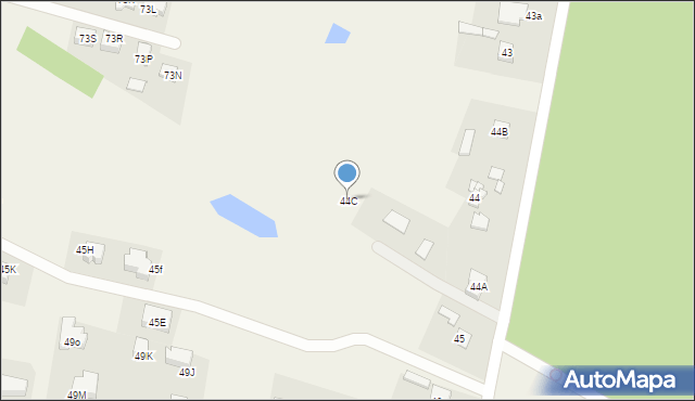 Czerwonka-Parcel, Czerwonka-Parcel, 44C, mapa Czerwonka-Parcel