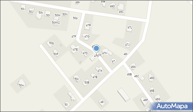 Czerwonka-Parcel, Czerwonka-Parcel, 47C, mapa Czerwonka-Parcel