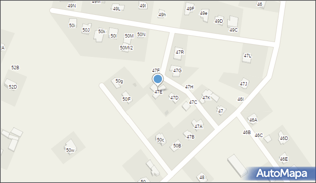 Czerwonka-Parcel, Czerwonka-Parcel, 47E, mapa Czerwonka-Parcel