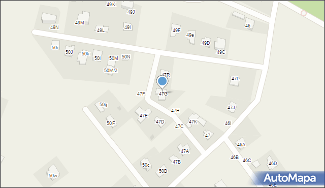 Czerwonka-Parcel, Czerwonka-Parcel, 47G, mapa Czerwonka-Parcel