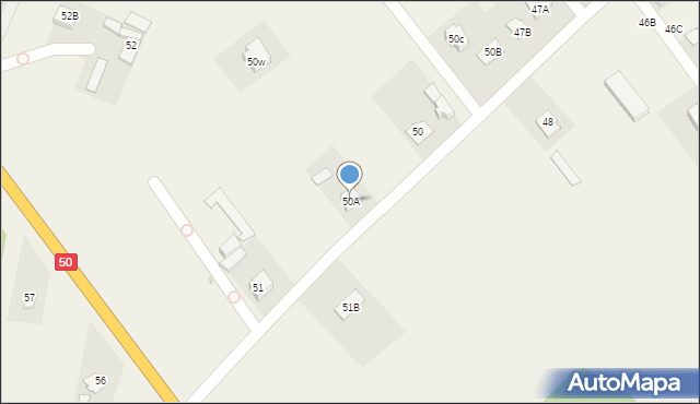 Czerwonka-Parcel, Czerwonka-Parcel, 50A, mapa Czerwonka-Parcel