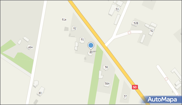 Czerwonka-Parcel, Czerwonka-Parcel, 60, mapa Czerwonka-Parcel