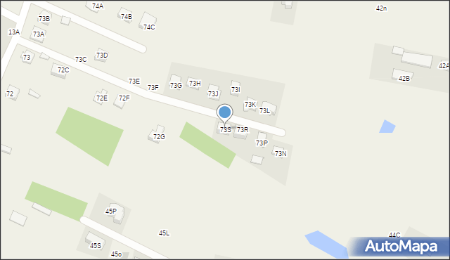 Czerwonka-Parcel, Czerwonka-Parcel, 73S, mapa Czerwonka-Parcel