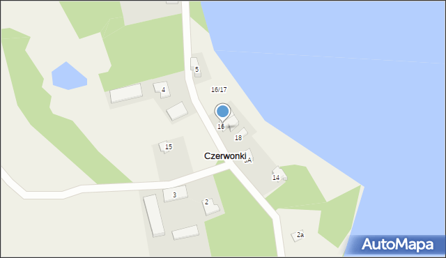 Czerwonki, Czerwonki, 17, mapa Czerwonki