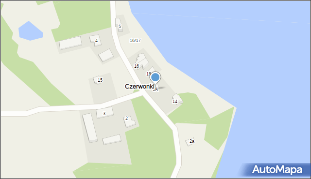 Czerwonki, Czerwonki, 3A, mapa Czerwonki