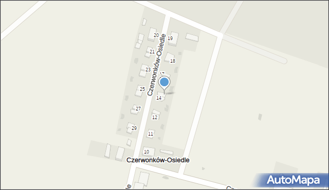 Czerwonków, Czerwonków-Osiedle, 11, mapa Czerwonków
