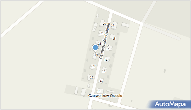 Czerwonków, Czerwonków-Osiedle, 4, mapa Czerwonków