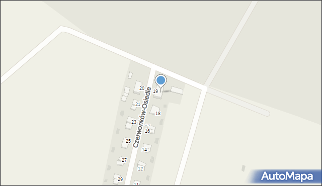 Czerwonków, Czerwonków-Osiedle, 8, mapa Czerwonków