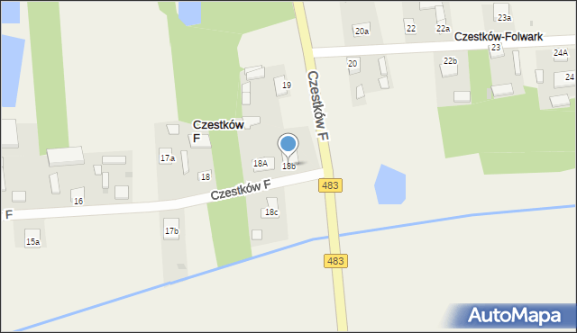 Czestków F, Czestków F, 18b, mapa Czestków F