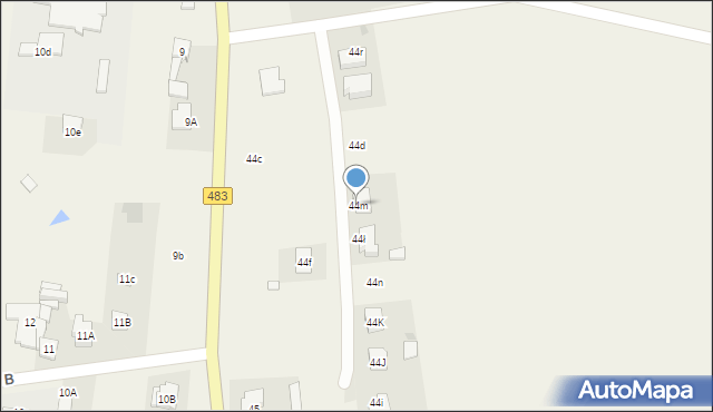 Czestków F, Czestków F, 44m, mapa Czestków F