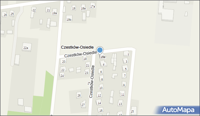 Czestków-Osiedle, Czestków-Osiedle, 2, mapa Czestków-Osiedle
