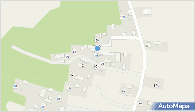 Częstoborowice, Częstoborowice, 97, mapa Częstoborowice
